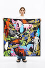 Surrealist collage scarf Surrealist collage scarf