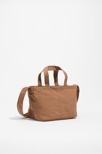 Cinnamon nylon crossbody bag