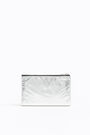 M silver nylon purse M silver nylon purse