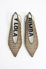 Khaki plaited ballerina Khaki plaited ballerina
