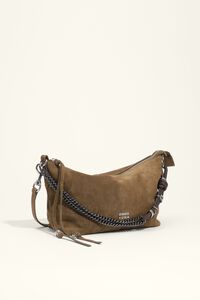 Medium olive suede Madrid bag