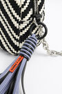 XS two-tone plaited crossbody bag XS two-tone plaited crossbody bag
