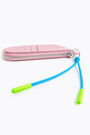 Asymmetric pink leather coin purse Asymmetric pink leather coin purse
