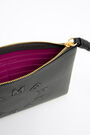 Back leather envelope make-up case Back leather envelope make-up case