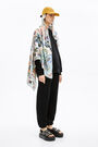 Light grey tree paisley scarf Light grey tree paisley scarf