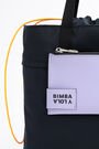 L navy pocket vertical shopper bag L navy pocket vertical shopper bag
