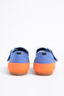 Blue striped sporty ballet flat Blue striped sporty ballet flat