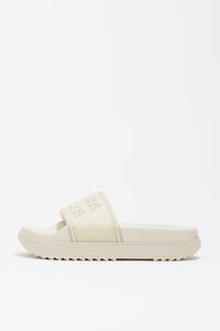 White platform flip-flop