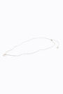 Letter I short silver necklace Letter I short silver necklace