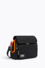 M black nylon flap bag M black nylon flap bag