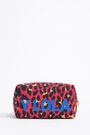Red leopard rectangular make-up case Red leopard rectangular make-up case