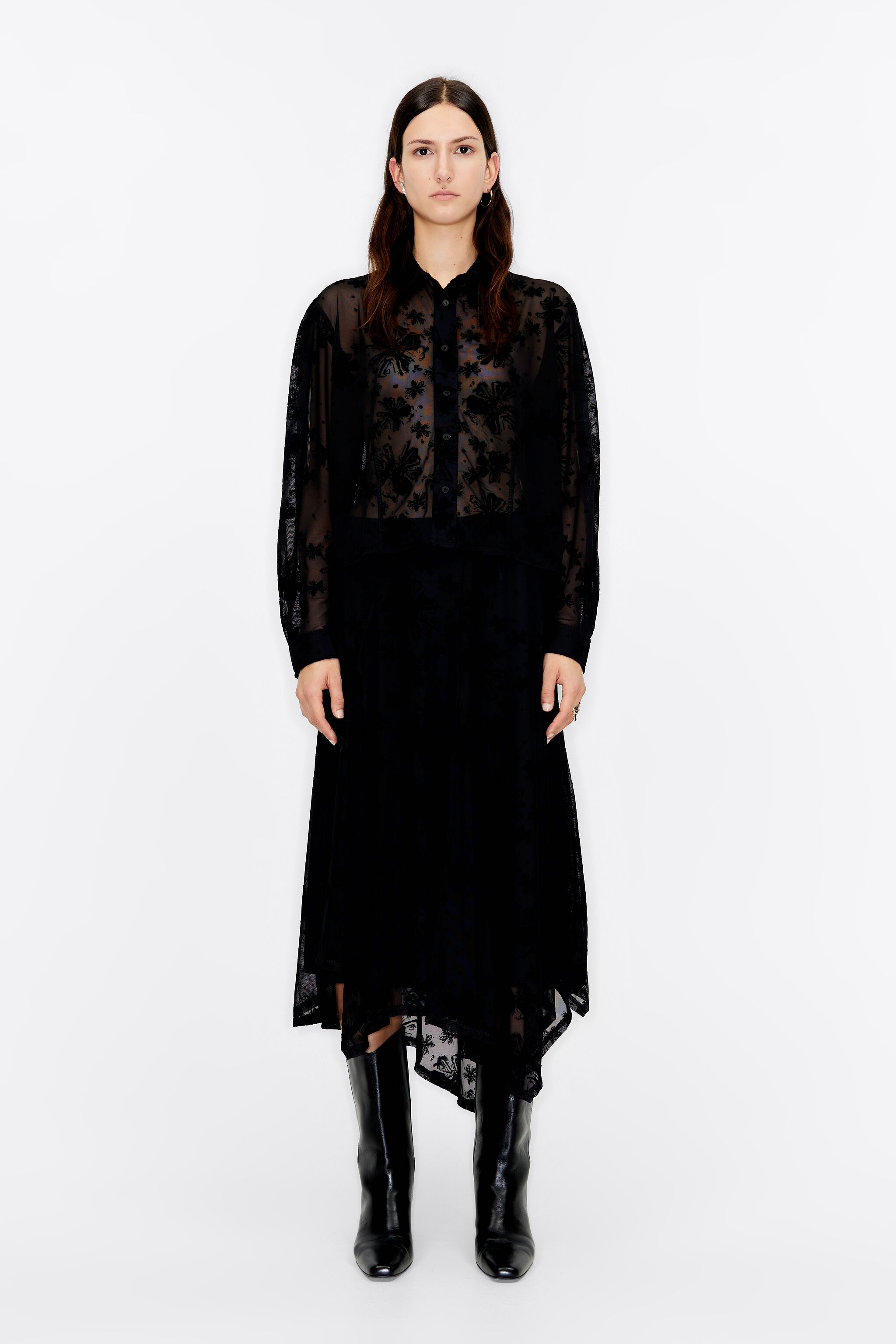 Tulle midi skirt online 00