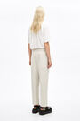 Stone poplin jogging bottoms Stone poplin jogging bottoms