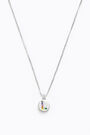 Letter L short silver necklace Letter L short silver necklace