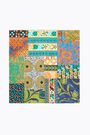 Retro orange patchwork scarf Retro orange patchwork scarf