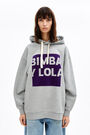 Grey hooded sweatshirt with logo Grey hooded sweatshirt with logo
