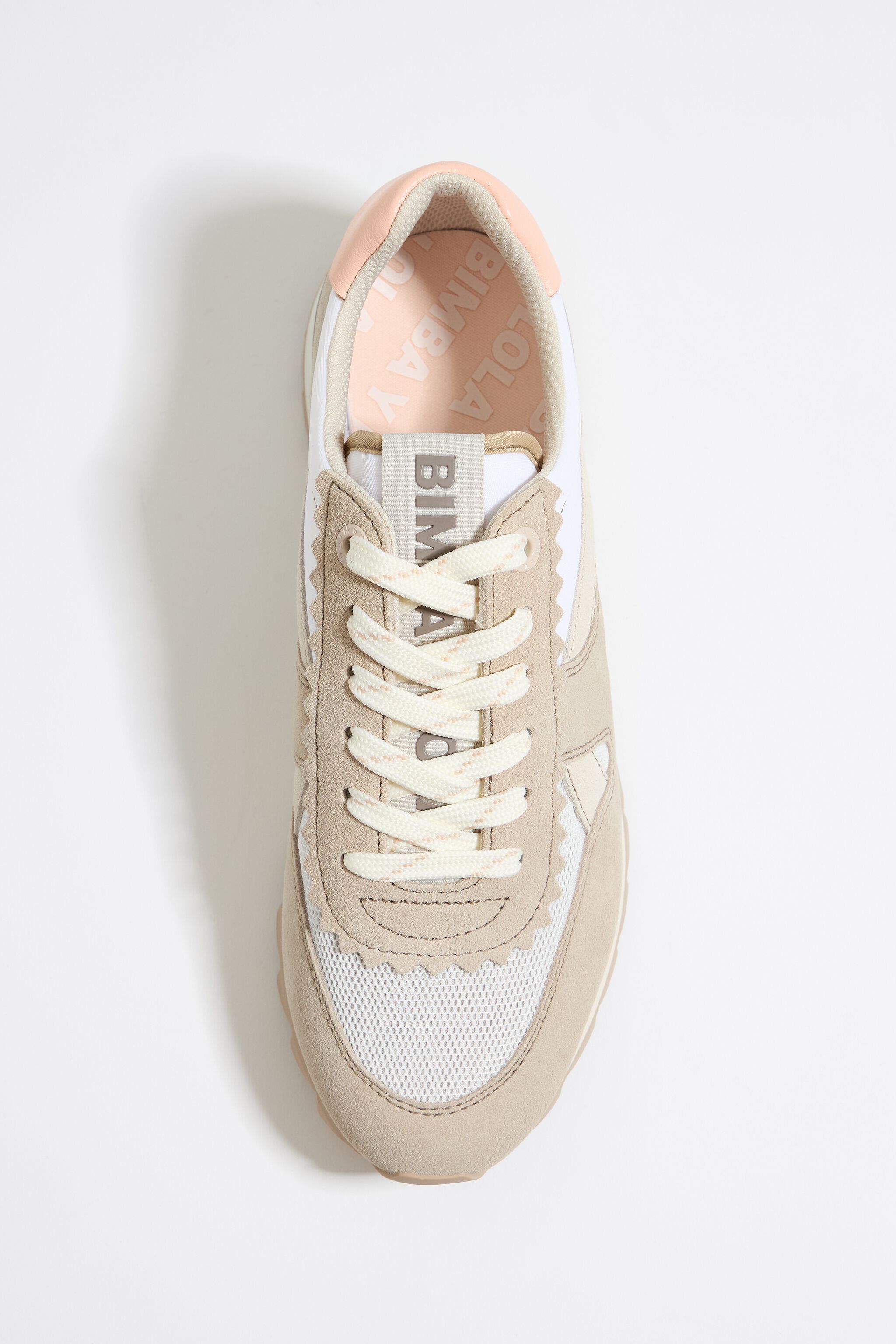 Beige technical sneaker