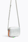 S silver leather crossbody bag S silver leather crossbody bag