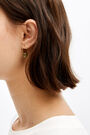 Small aquamarine hoop earrings Small aquamarine hoop earrings