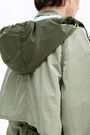 Short khaki nylon trench Short khaki nylon trench