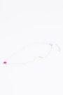 Short neon pink necklace Short neon pink necklace
