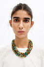 Short multicolor glass necklace Short multicolor glass necklace