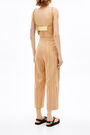 Brown linen trousers Brown linen trousers