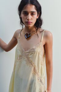 Long yellow lingerie top