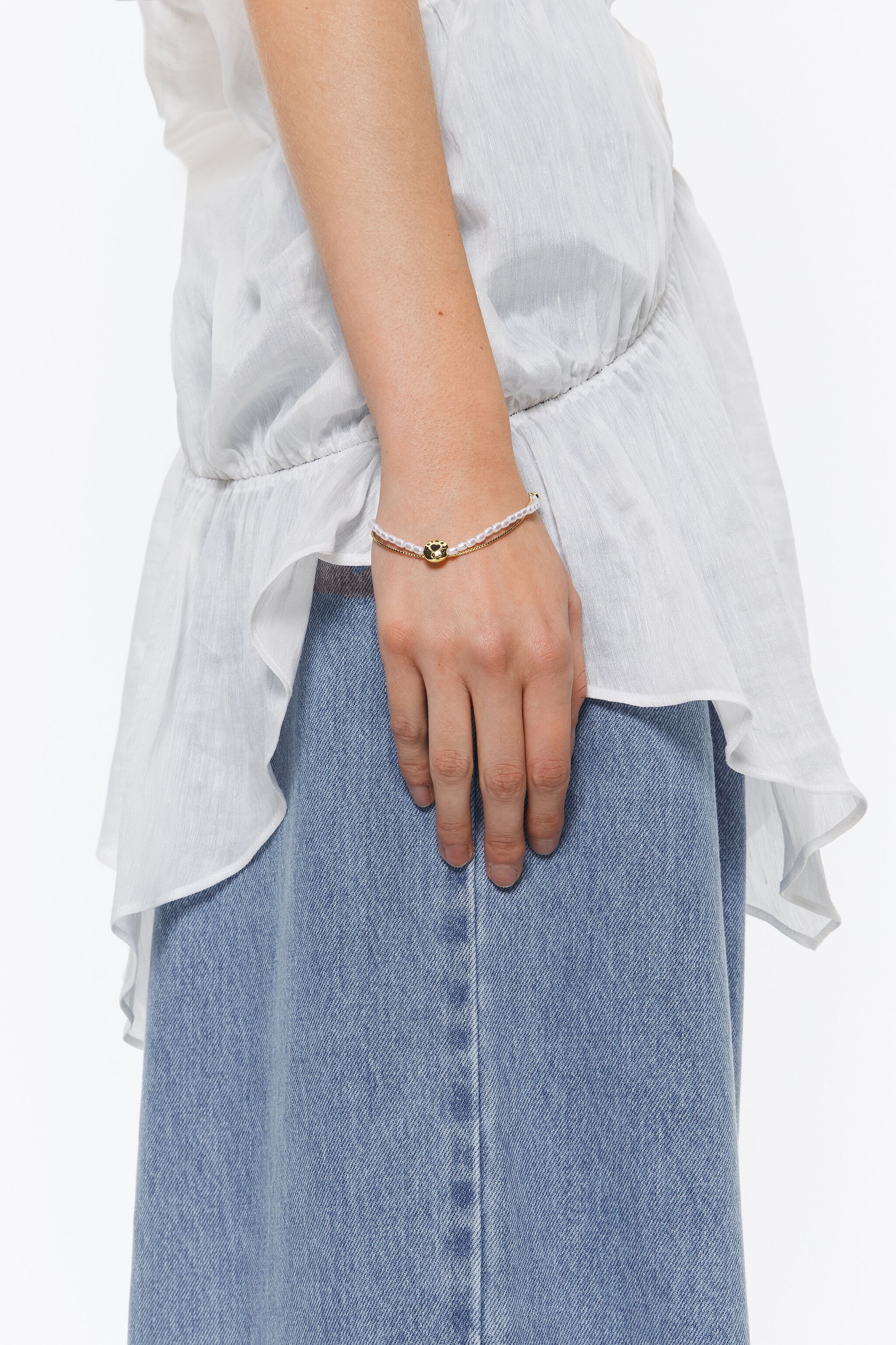 Double best sale pearl bracelet