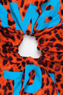 Red Animal print hair tie Red Animal print hair tie