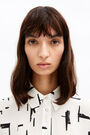 White Paper-Lines boxy shirt White Paper-Lines boxy shirt