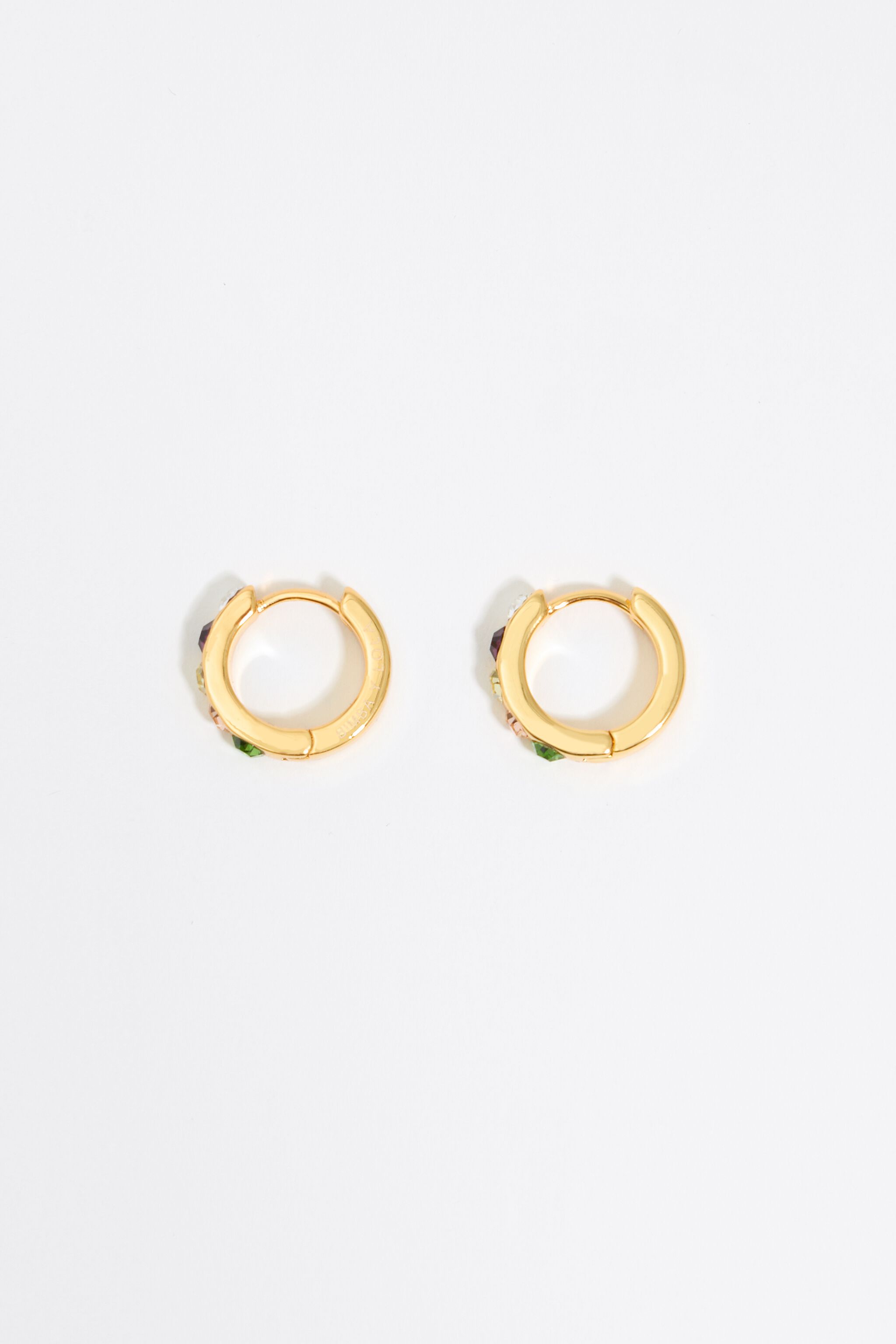 Very small gold hoop earrings hot sale