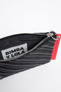 Black plaited make-up case Black plaited make-up case