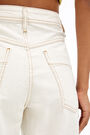 Ecru linen carrot trousers Ecru linen carrot trousers