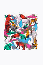 Surrealist collage scarf Surrealist collage scarf