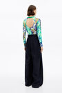 Navy blue palazzo trousers Navy blue palazzo trousers