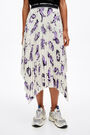 Pleated Zodiac print midi skirt Pleated Zodiac print midi skirt