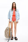 Red gingham jumper Red gingham jumper