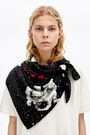Astronauts scarf black background Astronauts scarf black background