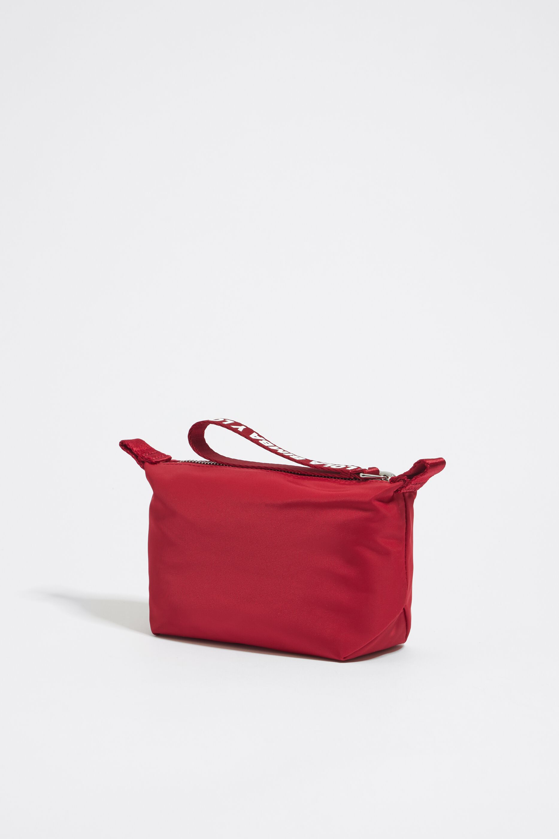 Red nylon new arrivals bag