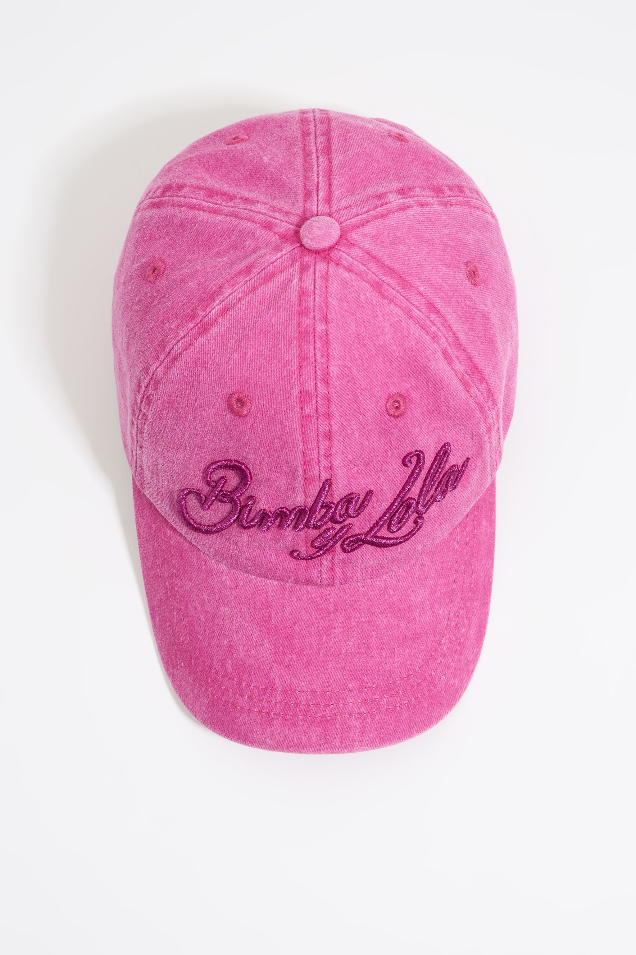 Pink cotton cap