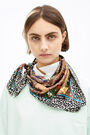 Taupe animals paisley bandana Taupe animals paisley bandana