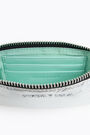M silver nylon coin purse M silver nylon coin purse