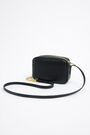 XS black leather crossbody bag XS black leather crossbody bag