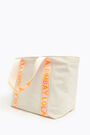 L ivory nylon shopper bag L ivory nylon shopper bag