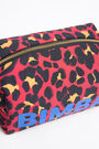 Red leopard rectangular make-up case Red leopard rectangular make-up case