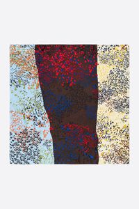 Floral patchwork scarf