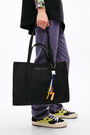 L black nylon shopper bag L black nylon shopper bag