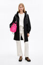 Black technical trench Black technical trench