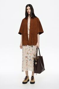 Ivory fancy Flowers Scan A-line dress